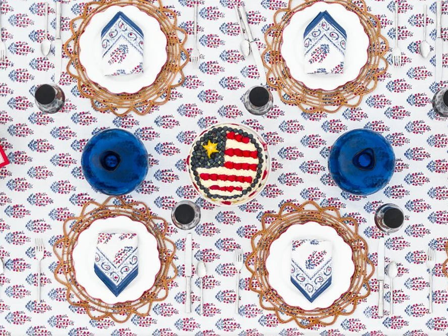 Red, White, & Blueberry: Make a 4th of July Flag Cake