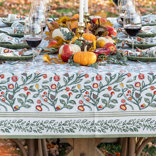 Fall Floral Table Linens | Pomegranate Inc