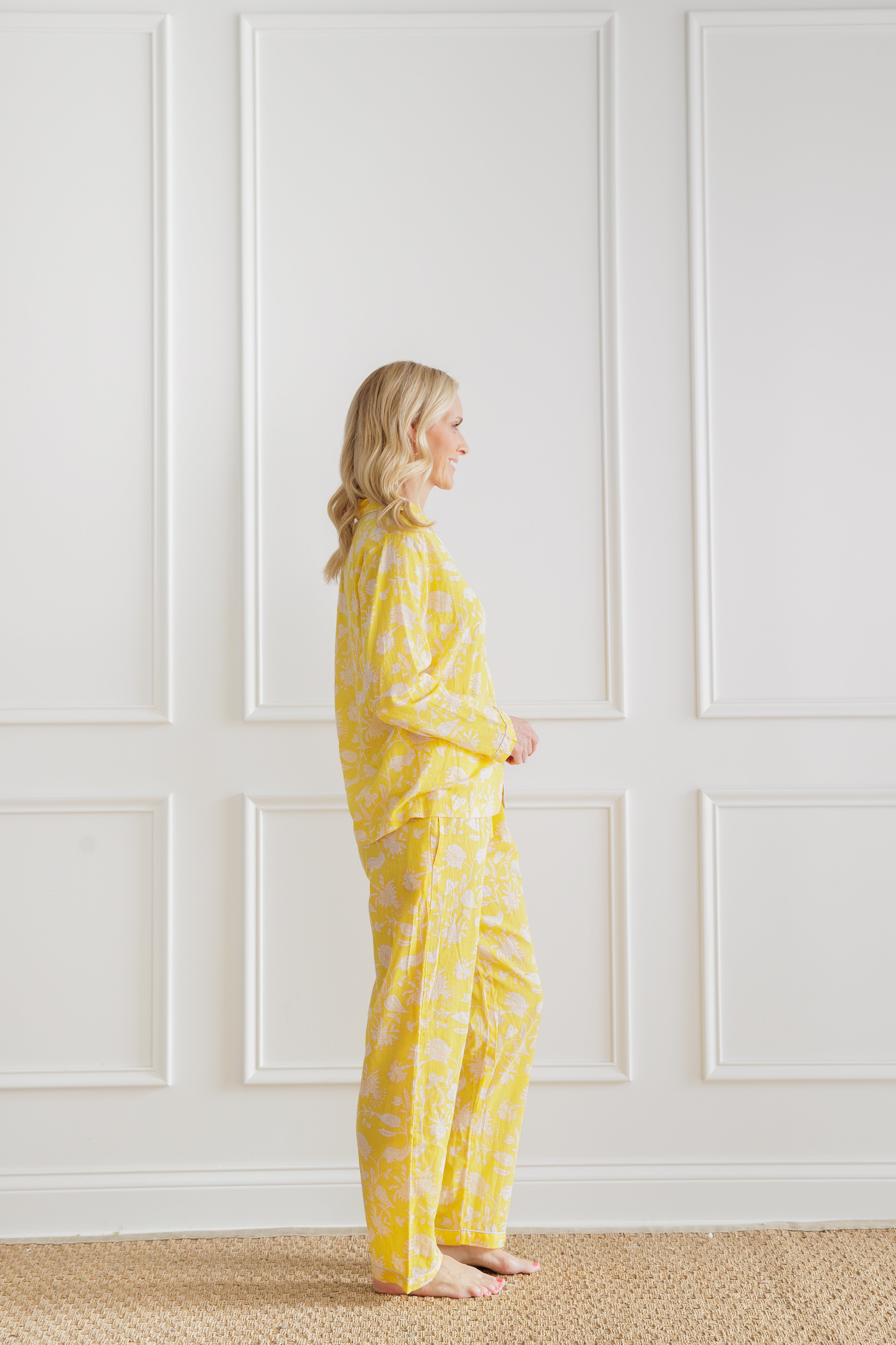 Morning Meadow Yellow Womens PJ Set
