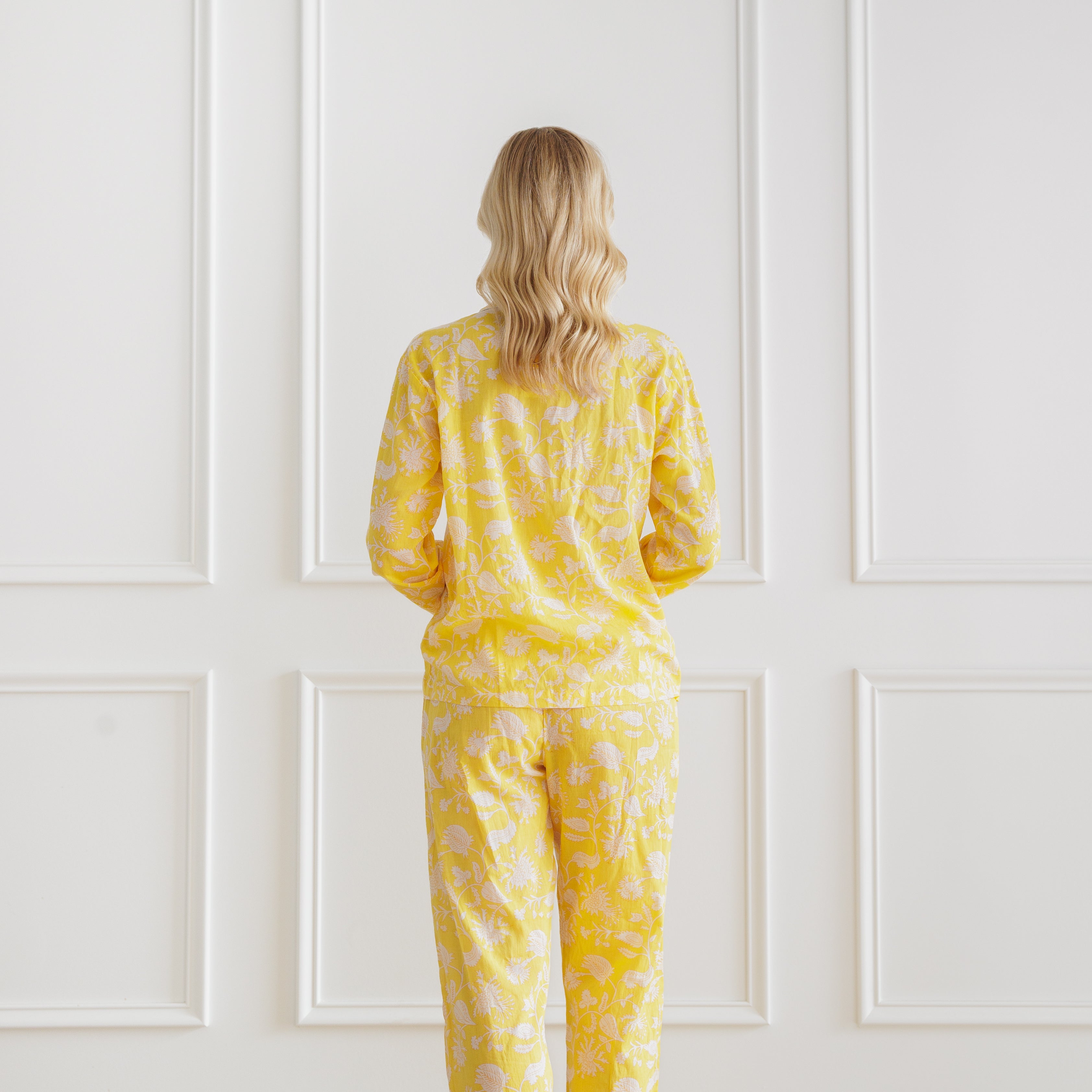 Morning Meadow Yellow Womens PJ Set