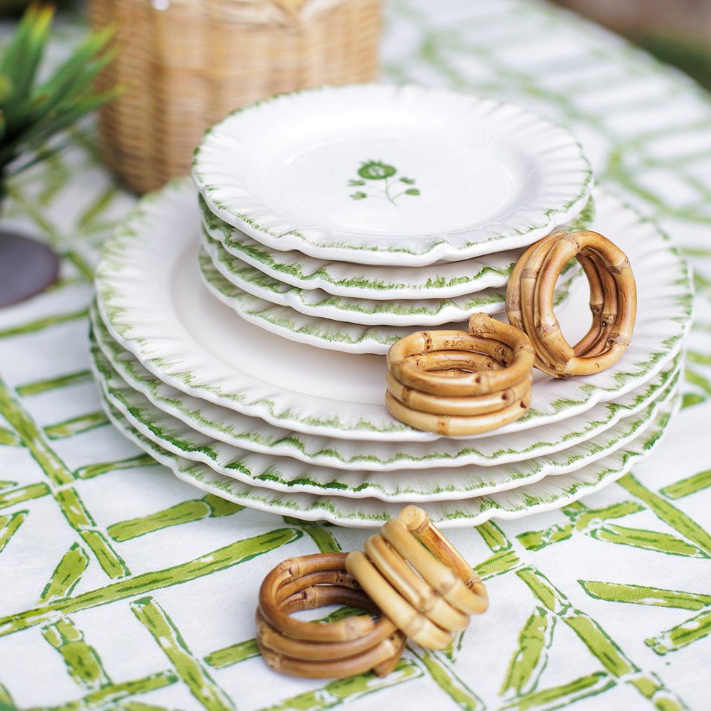 Wrapped Bamboo Napkin Rings