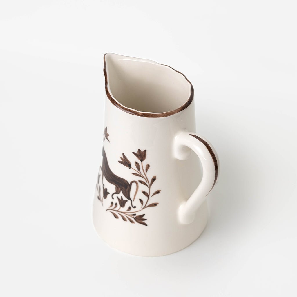 Brown Horse Pitcher - Pomegranate