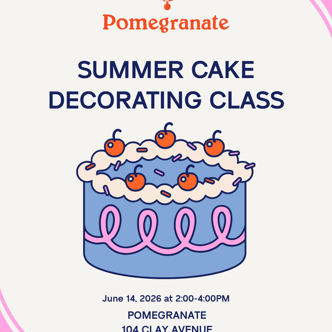 Summer Cake Decorating Class with Kristin's Kreations - Pomegranate