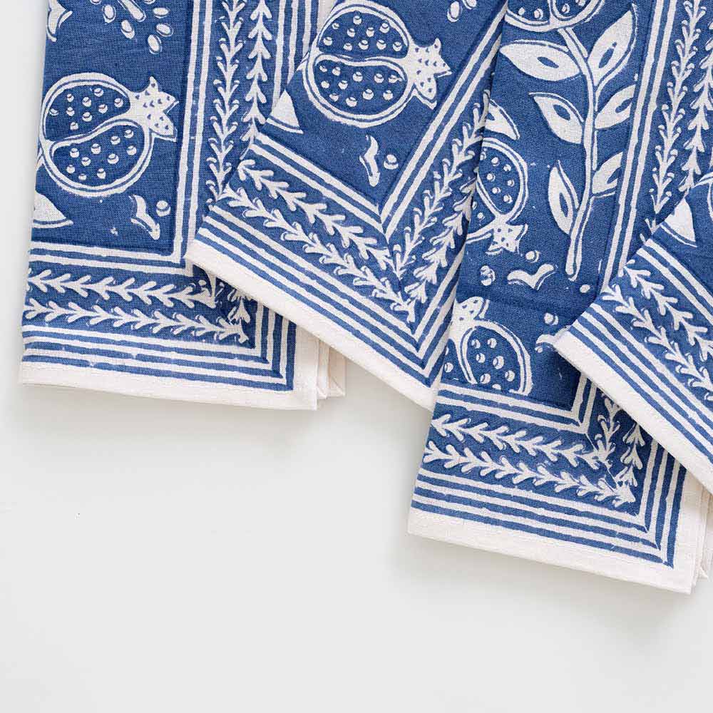 Folded napkins set of 4.