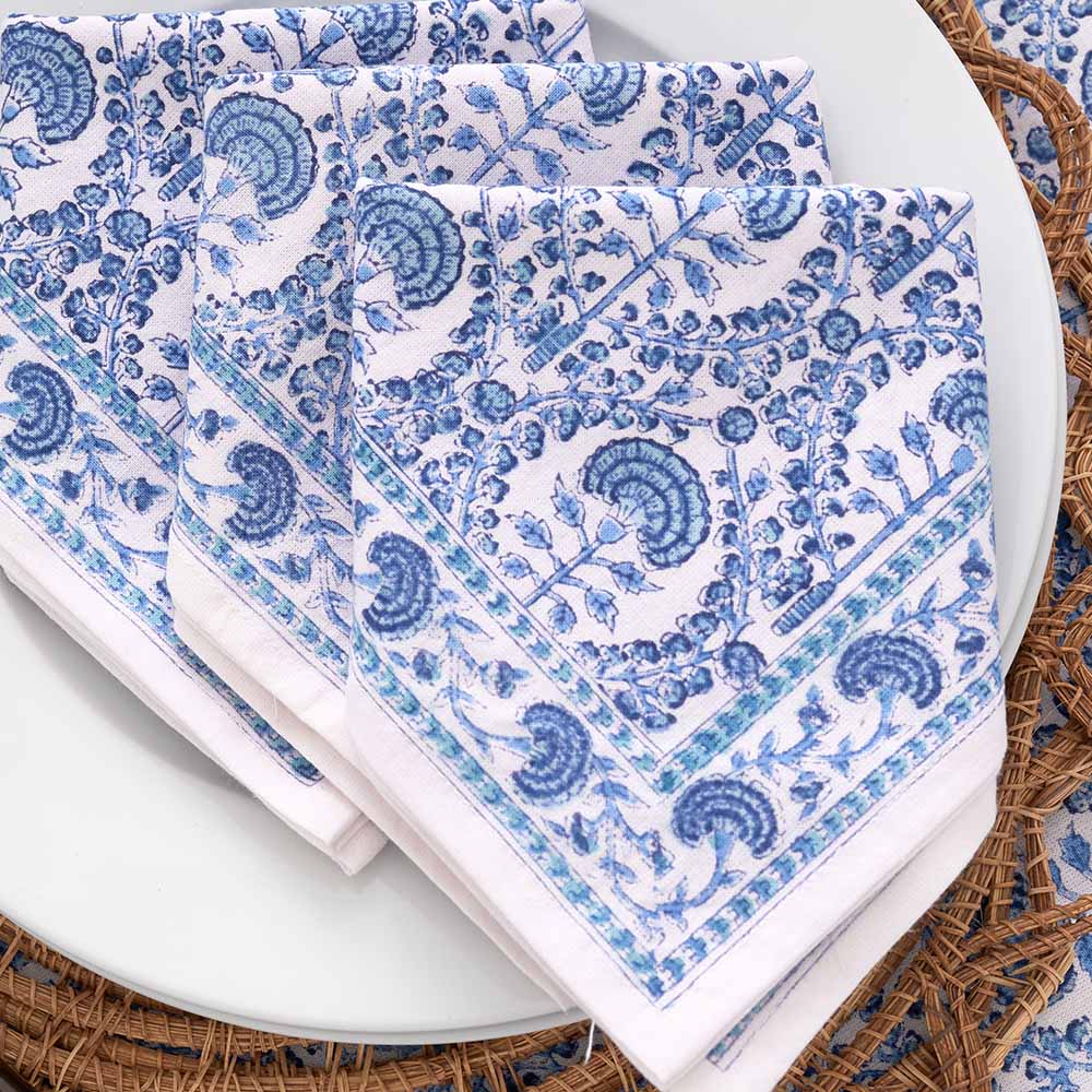 Set of 4 napkins.