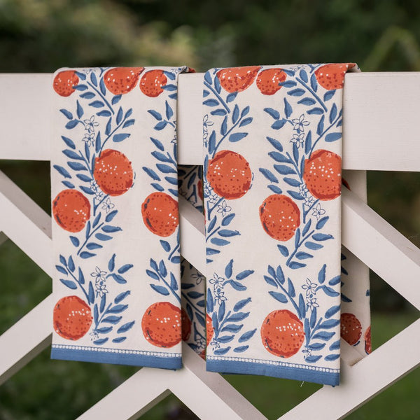 Orange Grove Tea Towels - Pomegranate Inc.