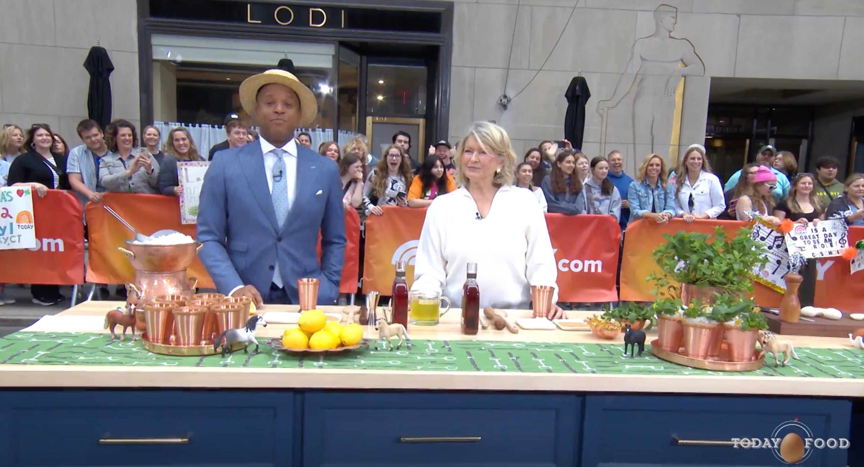 Kentucky Derby Table Linens Featured on TODAY with Martha Stewart