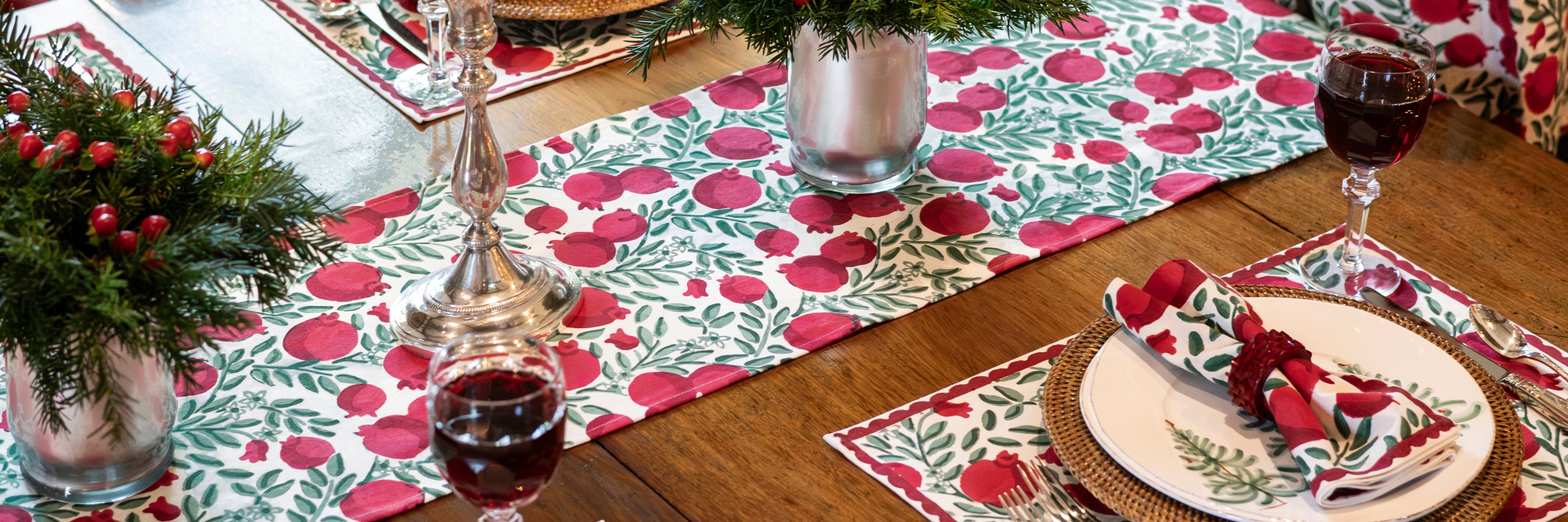 Table Runners - Pomegranate