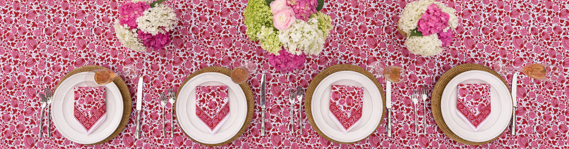 Valentines Day Red & Pink Table Linens & Accessories | Pomegranate Inc.