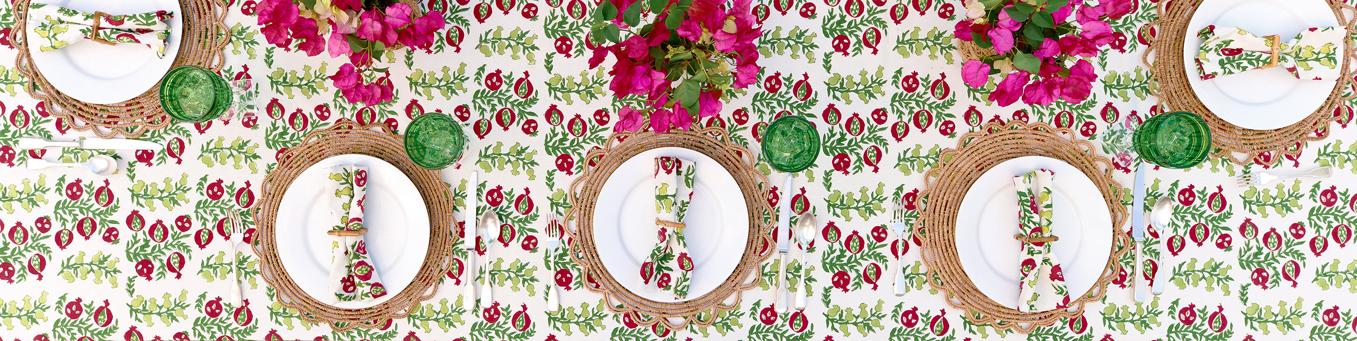 Floral Table Linens & Accessories | Pomegranate Inc.