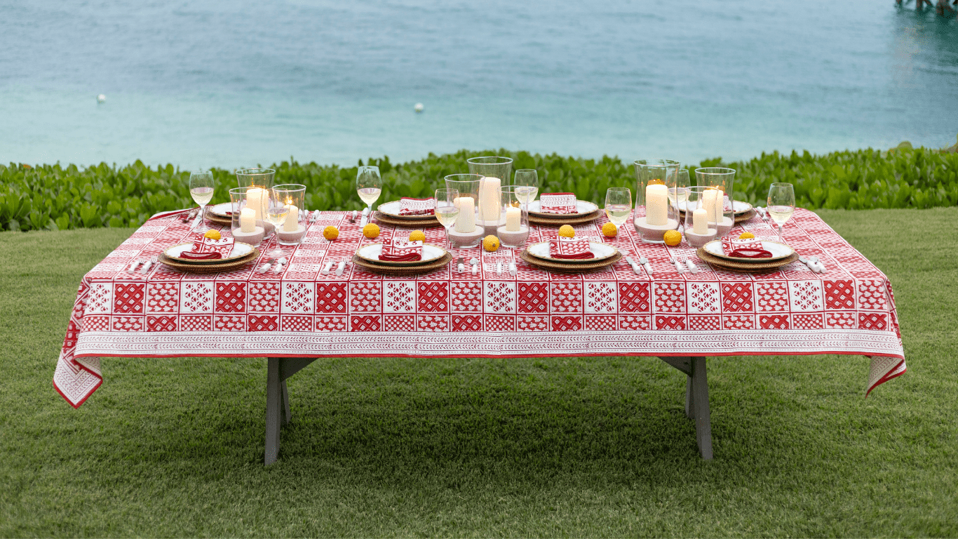 Lunch on the Lawn - Pomegranate