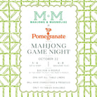 Mahjong Game Night - Mahjong & Magnolias x Pomegranate - Pomegranate