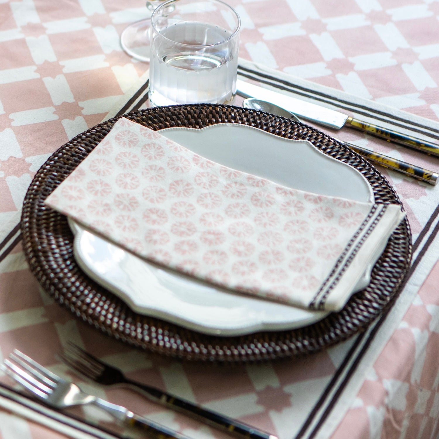 Pomegranate | Hand Block Printed Table Linens and Home Accessories ...
