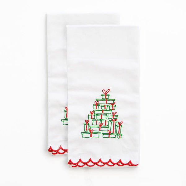 3 Pack Christmas Printed Microfiber Tea Towels By Victoria London – Festive Kitchen Linens