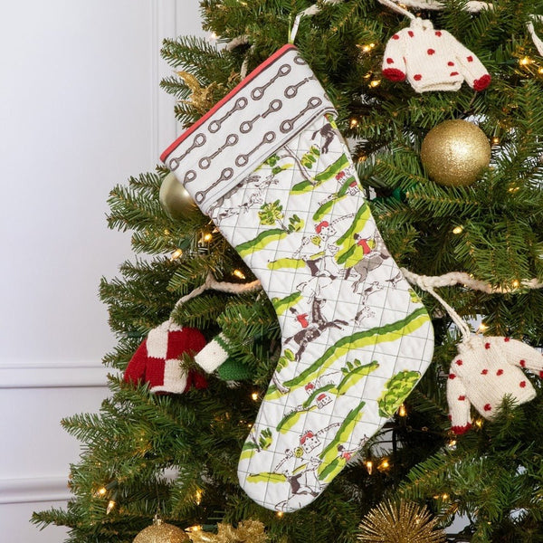 white christmas dresses Hunt Scene Quilted Stocking