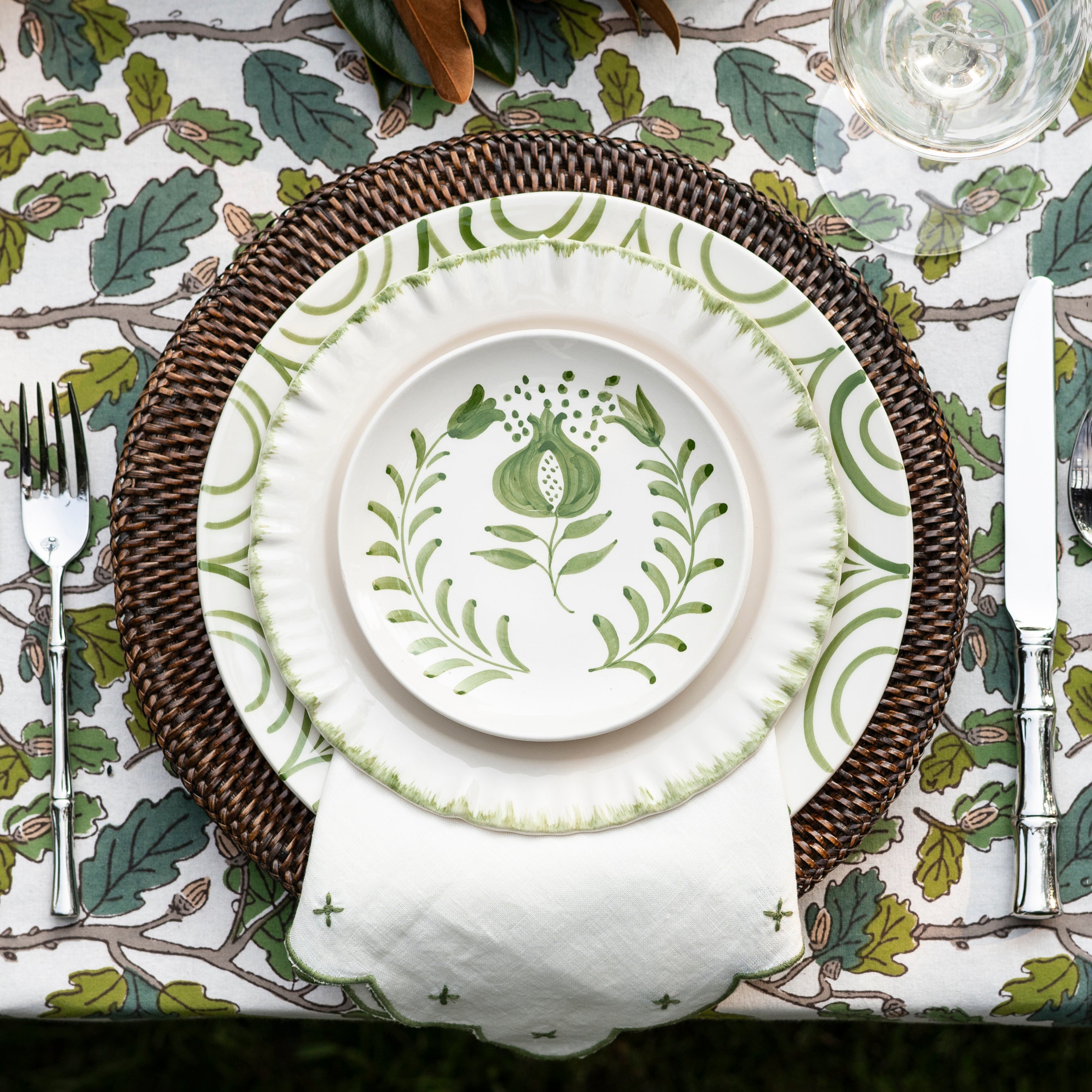 Pomegranate Crest Appetizer Plate - Thumbnail 5