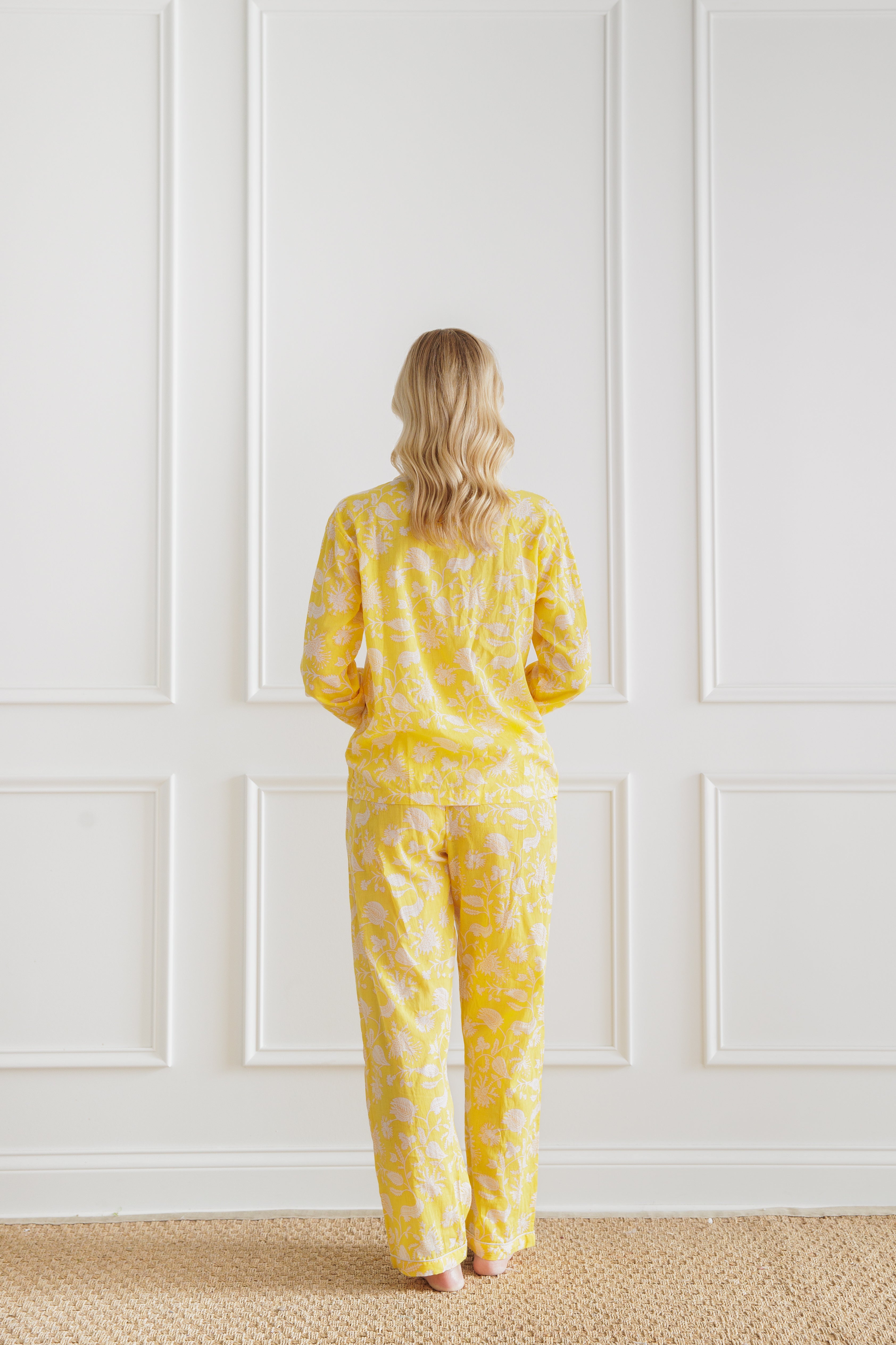 Morning Meadow Yellow Womens PJ Set