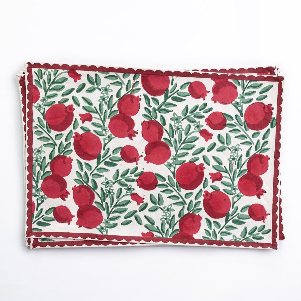 Pomegranate Melograno Vine Placemat - Thumbnail 2