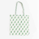 The green and white details create the dreamiest and most versatile tote bag. 