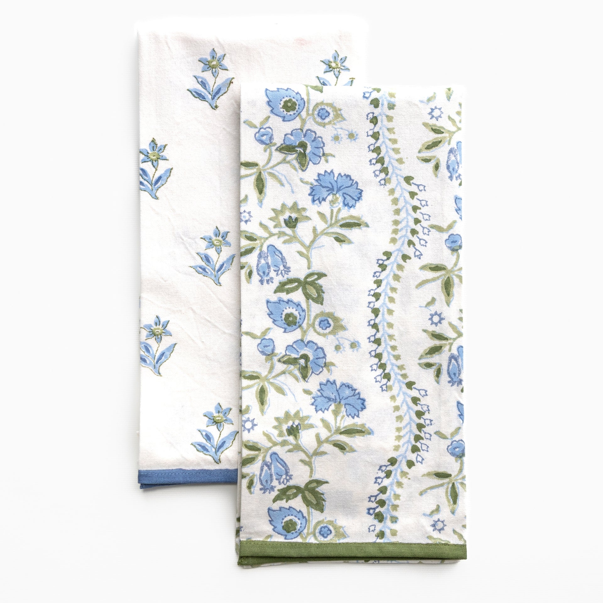 Ariel Okin Charlie Scroll & Sophie Floral Tea Towel Mixed Set of 2