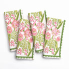Bouquet Pink & Green Napkin | Set of 4 - Pomegranate