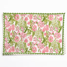 Bouquet Pink & Green Placemat | Set of 4 - Pomegranate