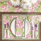 Bouquet Pink & Green Placemat | Set of 4 - Pomegranate