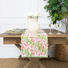 Bouquet Pink & Green Table Runner - Pomegranate