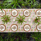 Bouquet Pink & Green Tablecloth - Pomegranate
