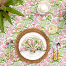 Bouquet Pink & Green Napkin | Set of 4 - Pomegranate
