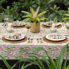 Bouquet Pink & Green Tablecloth - Pomegranate