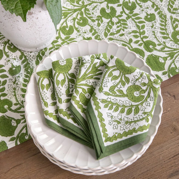 succulent plates and napkins Pomegranate Cactus Flower Lettuce Green Napkin