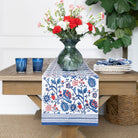 Con Con Red & Blue Table Runner - Pomegranate