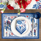 Con Con Red & Blue Placemat Set of 4 - Pomegranate