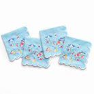 Day at the Beach Cocktail Napkin | Set of 4 - Pomegranate