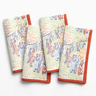 Day at the Races Napkin | Set of 4 - Pomegranate