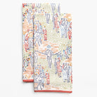 Day at the Races Tea Towels - Pomegranate