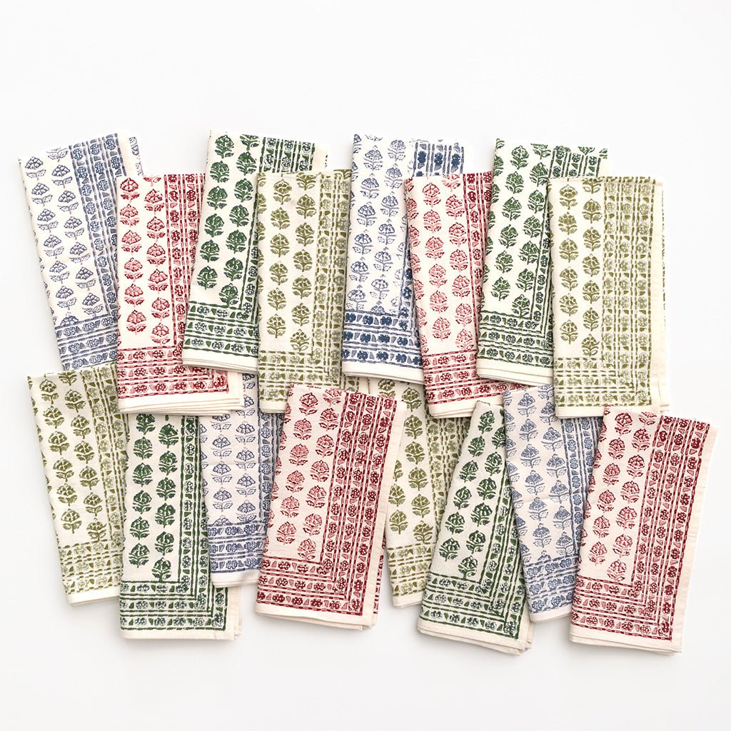 Elise Napkin Bundle - Pomegranate