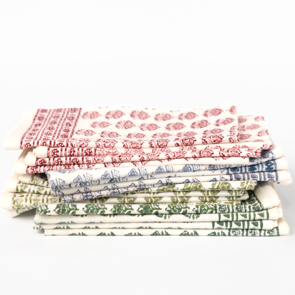 Elise Napkin Bundle - Pomegranate