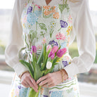 Festive Garden Colorful Hand Block Printed Floral Apron