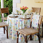 Festive Garden Colorful Hand Block Printed Round Floral Tablecloth