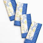 Floral & Berries Blue & Yellow Napkin | Set of 4 - Pomegranate