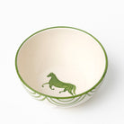 Green Horse Bowl | Set of 2 - Pomegranate