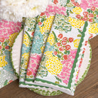 Hydrangea Bloom Napkin | Set of 4 - Pomegranate