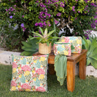 Hydrangea Bloom Pillow Cover - Pomegranate
