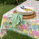 Hydrangea Bloom Tablecloth - Pomegranate