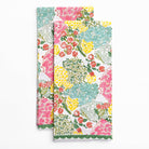 Hydrangea Bloom Tea Towels - Pomegranate