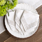 India Hicks Home Paradise Found Island Stone Napkin | Set of 4 - Pomegranate
