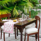 India Hicks Home Paradise Found Sundown Hibiscus Table Runner - Pomegranate