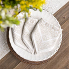 India Hicks Home Desert Rose Island Stone Napkin | Set of 4 - Pomegranate